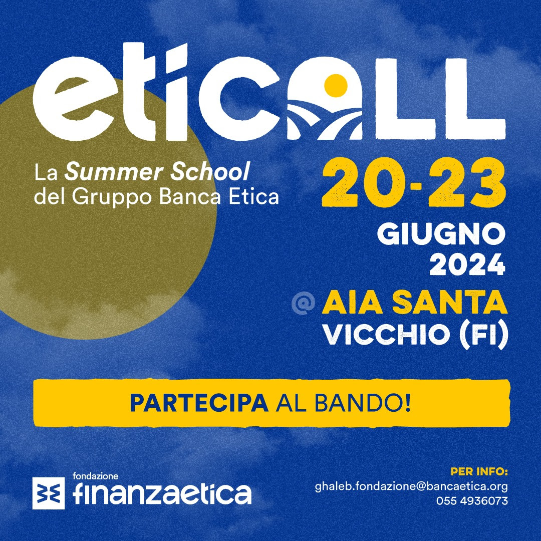 ETICALL Summer School Finanza Etica